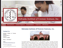 Tablet Screenshot of nebraskainstituteofforensicsciences.org